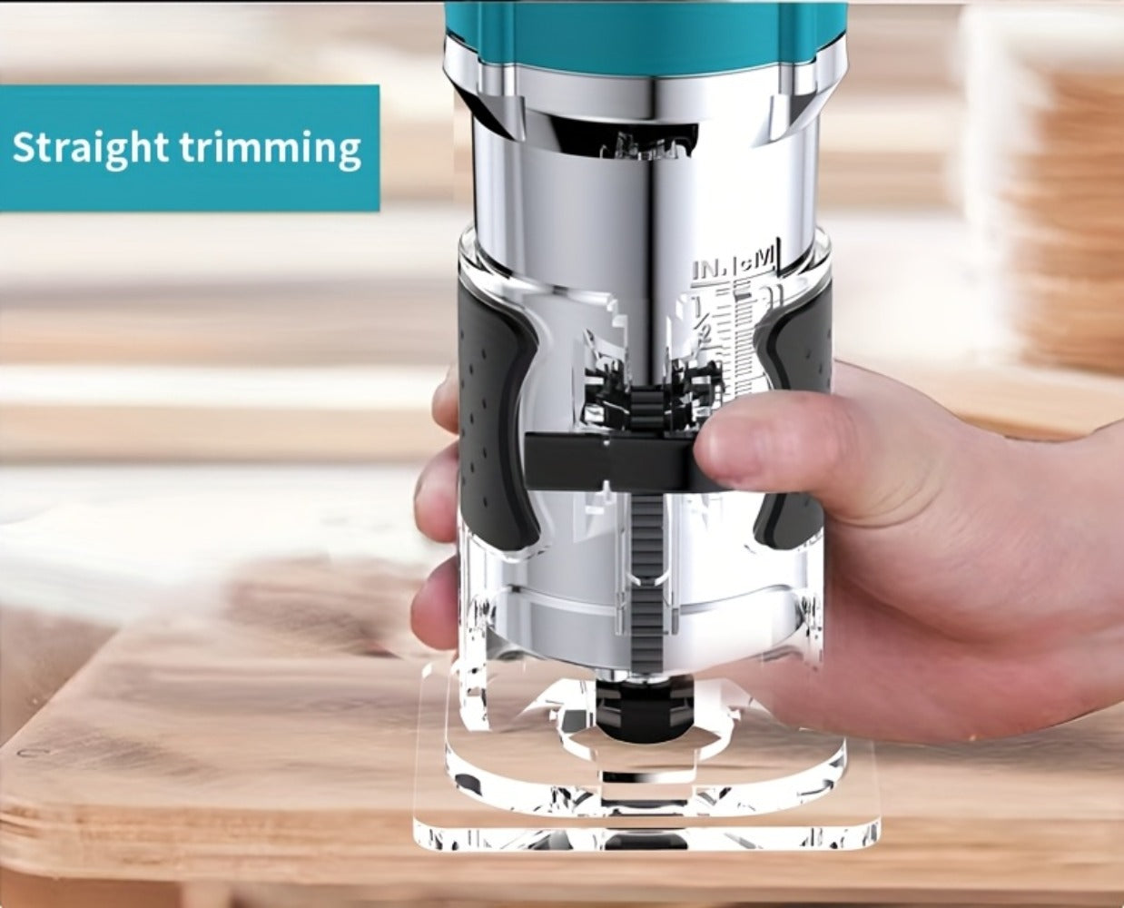 Power Tools Shi Tu Electric Wood Router and Edge Trimmer with Adjustable Speed and Accessory Bundle Options