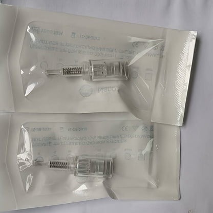 Microneedling Cartridges 10pcs Replacement Needle Tips for Derma Pen, 12 Pin 36 Pin R-Nano 0.25mm Screw-Lock