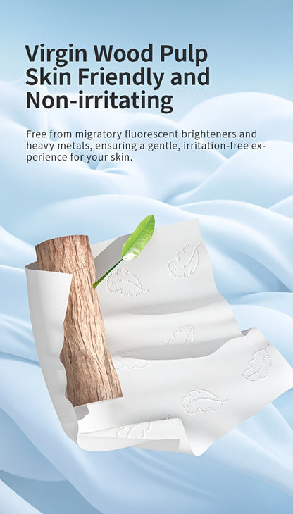 Facial Tissue 20 Packs, Dry & Wet Use, Sensitive Skin Safe, Tissues for Home Kitchen Bathroom Travel