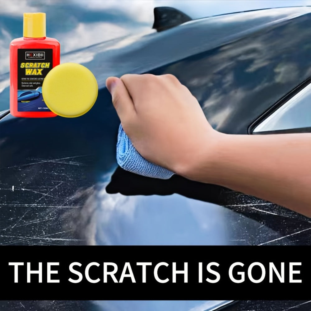 Car Scratch Remover Paste Kit – Clear Coat Scratch Eraser for Light Surface Marks & Swirl Marks, Car Paint Repair Paste | 150ml or 2-Bottle