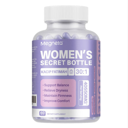 Kacip Fatimah Women's Herbal Capsules with Fenugreek, Maca Root, Manjakani & Slippery Elm Bark - Natural pH Balance
