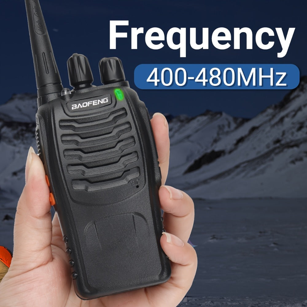 Baofeng Long Range Walkie Talkies for Adults with Earpieces 16 Channel Rechargeable Two Way Radio VOX for a Home Lash Beauty Routine