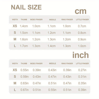 Press On Nails 10-Piece Extra-Long Pointed Almond Set with Silvery Rhinestones, Charms and Adhesive Stickers