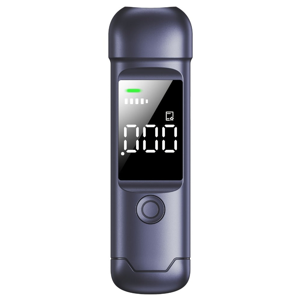 USB Rechargeable Breathalyzer with LCD Display, Portable Personal Alcohol Tester, 200mAh Battery