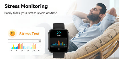 Smartwatch Alexa Built-in 1.83" HD – Wireless Calling, 100+ Sport Modes, Heart Rate, SpO2 and Sleep Readouts, Optional Woven