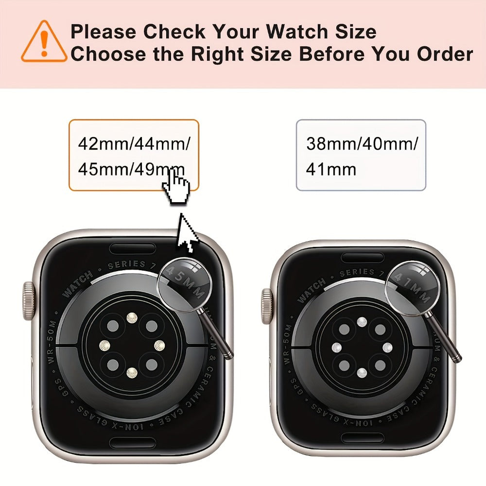 Slim Waist Apple Watch Steel Band & Half Shell Case 3-Piece Set for an Everyday Personal Care Routine