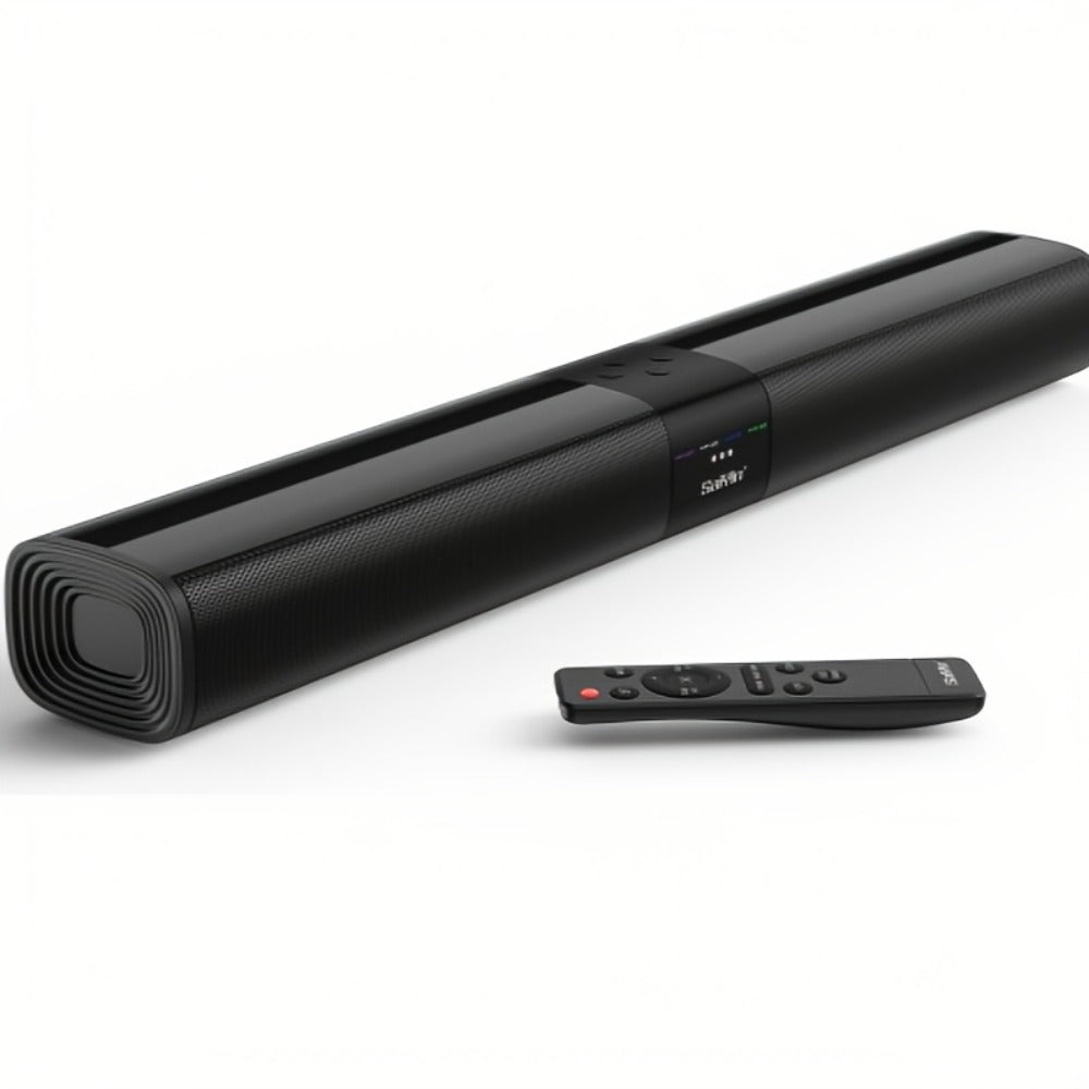2.1 Channel Soundbar with Subwoofer for TV PC Gaming, Wireless Bluetooth Optical AUX Wall-Mountable Surround Sound System