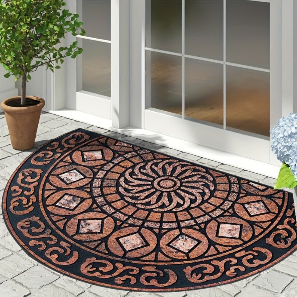 Outdoor Door Mat Welcome Mat for Front Door Entrance Patio Porch, Durable Low-Profile Rug, Multiple Colors & Sizes