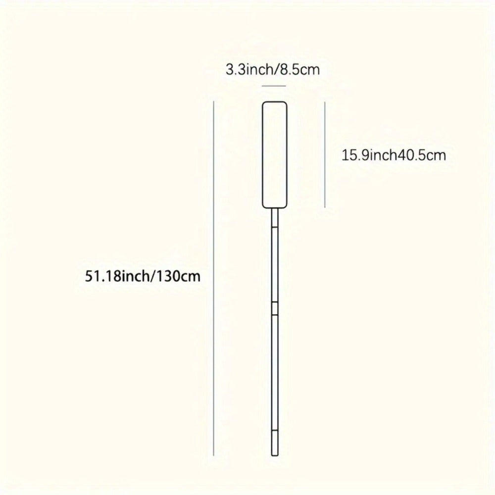 Dust Removal Brush Set of 6 with 5 Interchangeable Heads Washable Under Bed Furniture Sofa Floor Cleaning Brush Kit Soft Durable Extendable