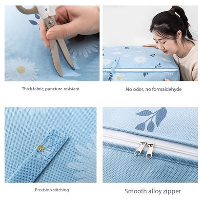 Under Bed Storage Bags 6pcs 140L – Large Capacity Foldable Organizer Bags for Clothes Blankets Bedding, Space Saving Underbed Storage
