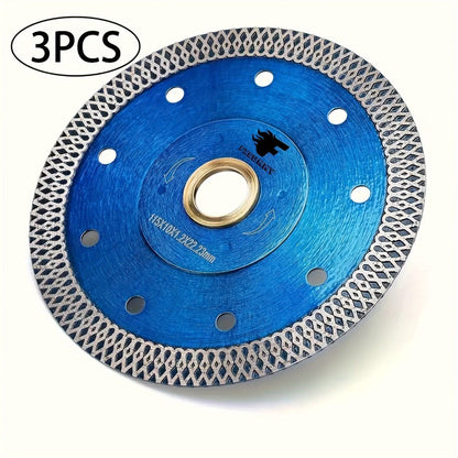 Diamond Saw Blade 4-1/2 Inch 3-Pack X-Teeth Ultra Thin Dry Wet Cut for Porcelain Ceramic Tile for an Everyday Personal Care Routine