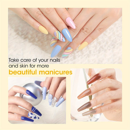 Cuticle Oil Treatment Set 2pcs 0.68oz Each Nourishing Hydrating – Moisturizer for Dry Cracked Cuticles & Brittle Nails