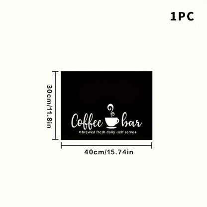 Coffee Machine Mat Absorbent Dish Drying Mat Bohemian Coffee Bar Mat for Kitchen Countertop Coffee Station Accessories Placemat Decor