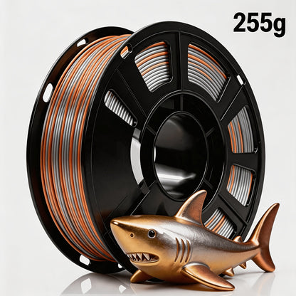 Rainbow PLA Filament 1.75mm Single Dual Triple Color Vacuum Packed, Neatly Wound High Precision ±0.02mm Smooth Printing
