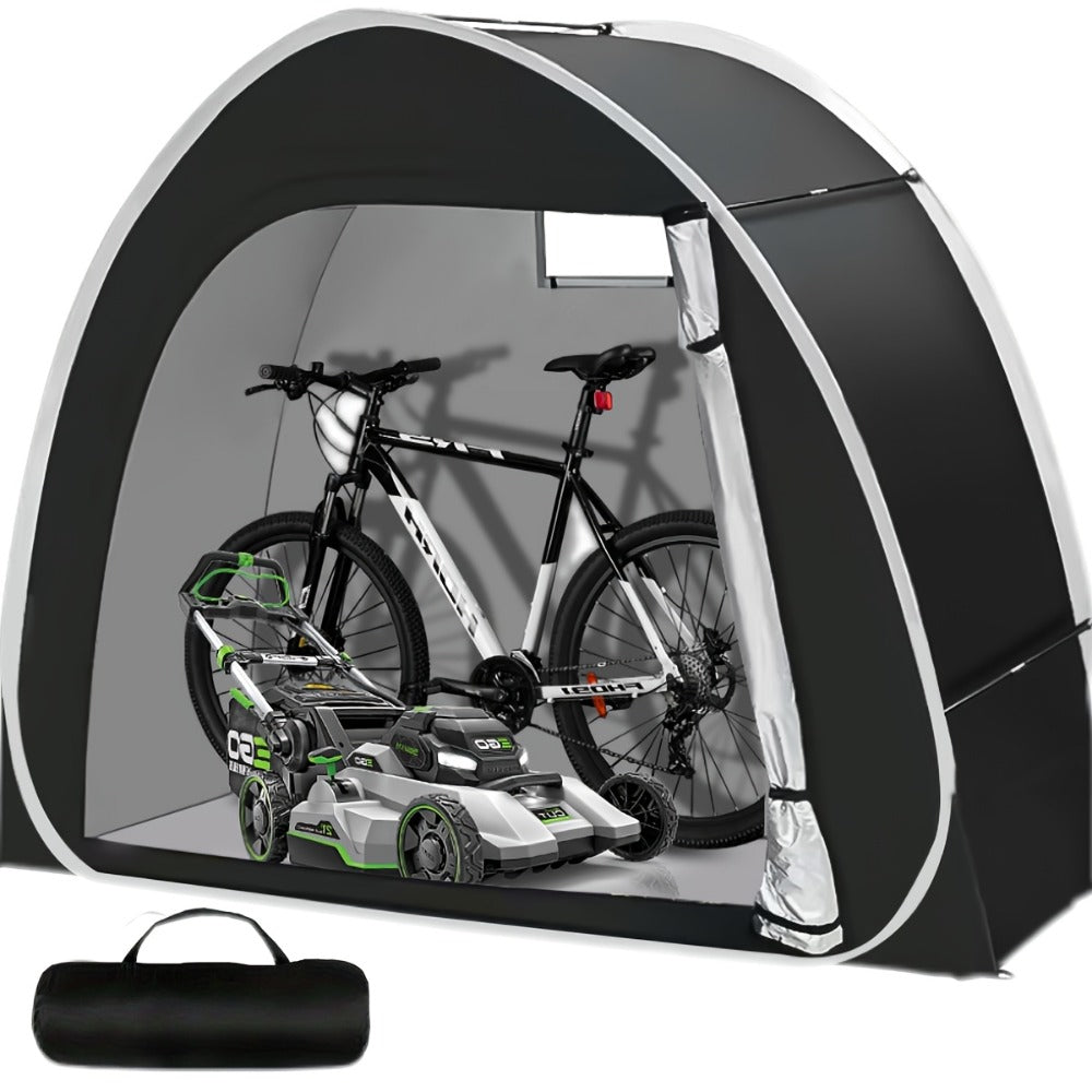 Bike Storage Shed Tent Outdoor Bicycle Cover Shelter 210D Oxford PU4000 for 2-3 Bikes Lawn Mower Garden Tool Storage