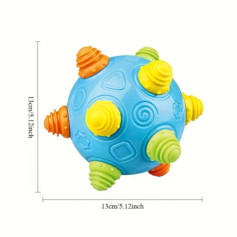 Bouncing Music Dancing Ball Baby Toy, Interactive Electric Rolling Sensory Ball with Lights, Sounds & Melodies