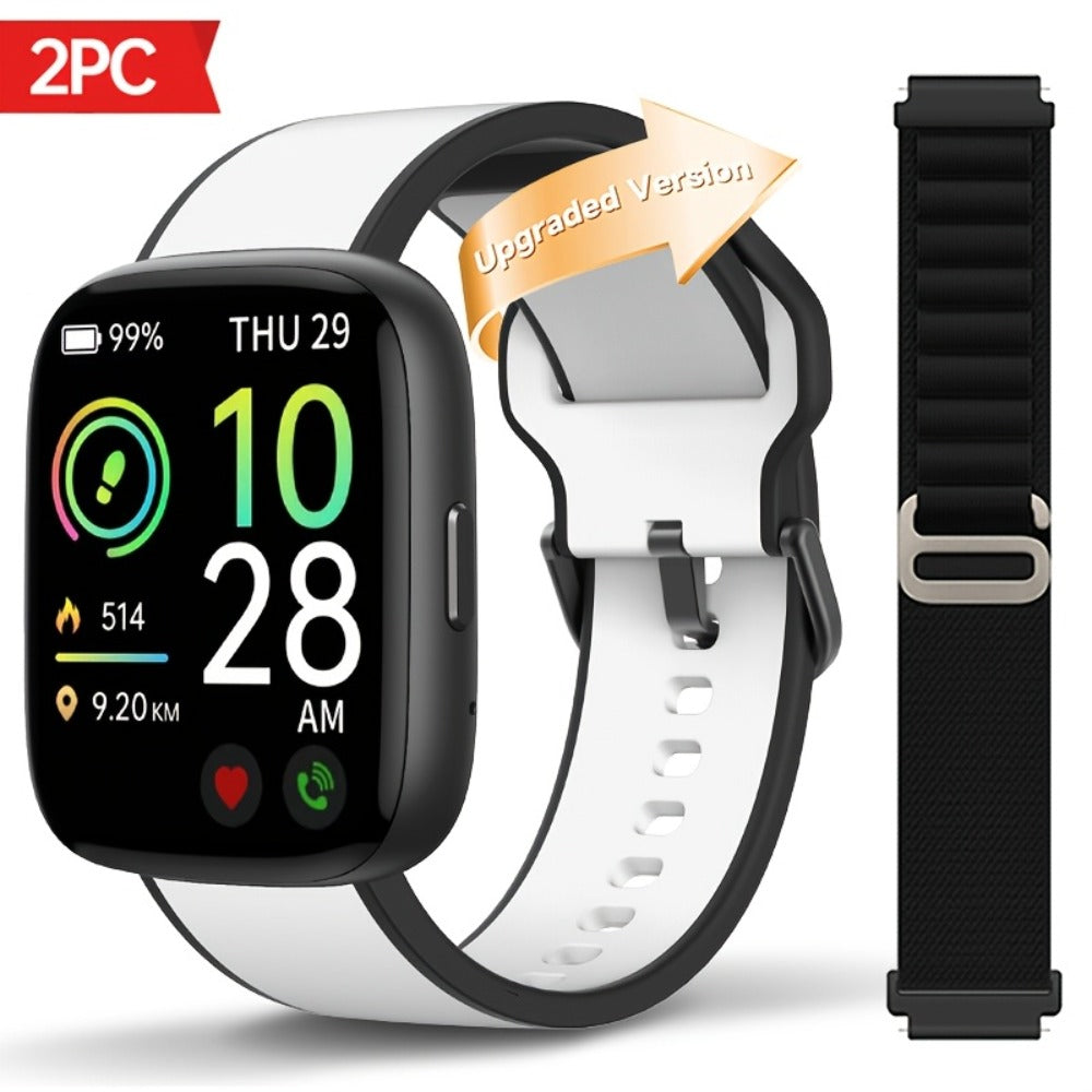 Smartwatch Alexa Built-in 1.83" HD – Wireless Calling, 100+ Sport Modes, Heart Rate, SpO2 and Sleep Readouts, Optional Woven