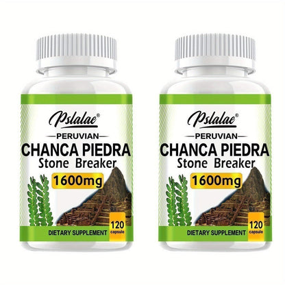 Chanca Piedra Capsules for Liver & Kidney Health, 120 Capsules Natural Urinary Tract Support Supplement