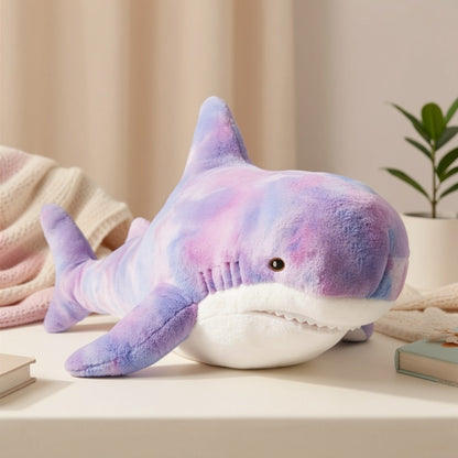 Shark Stuffed Animal Pillow, Cute Plush Throw Pillow for Couch & Kids Room, Birthday Gift for Girls