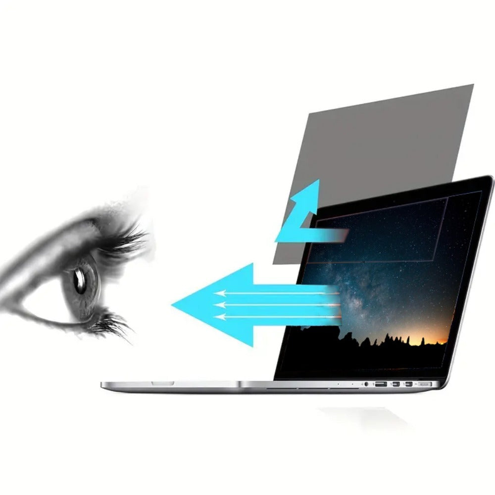 MacBook Air 13.6 Privacy Screen Filter 2022-2025 M2 M3 M4 – Removable Matte Anti-Glare Blue Light Blocking Protector