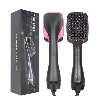 3-in-1 Hot Air Brush Hair Dryer Straightener Comb, Ionic Blow Dryer Brush with Negative Ion Frizz Control
