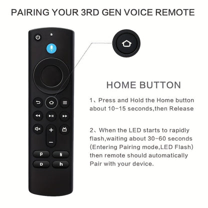 Amazon Fire TV Replacement Remote with Alexa Voice Search, Works with Fire TV Stick 4K Max Gen 1 2