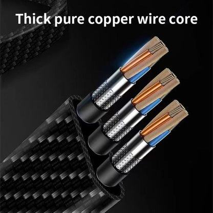 MFi 3-in-1 Charging Cable 100W Fast Charge 4/8 Pack for an Everyday Personal Care Routine, with Listed Configuration