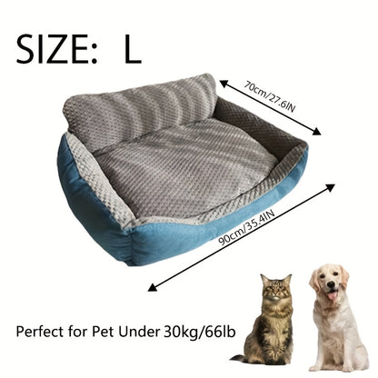 Orthopedic Dog Bed Luxury Extra Large Fluffy Winter Warm Pet Couch, Cat Sofa Kennel Cushion Pad for Small Medium Large Dogs Cats up