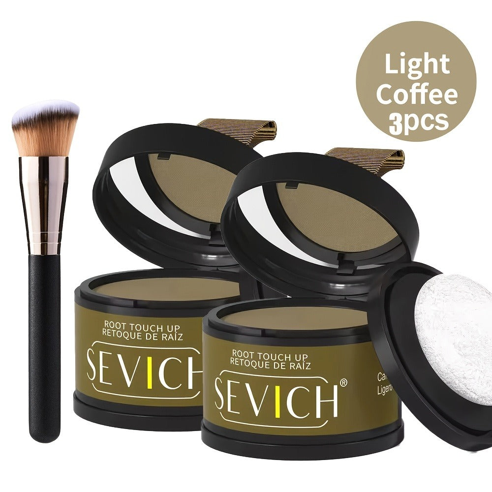 Root Touch Up Hair Powder for Thinning Hair & Gray Roots – Instant Hairline Concealer Shadow Topper, Long-Lasting Resistant Formula
