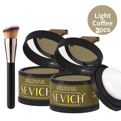 Root Touch Up Hair Powder for Thinning Hair & Gray Roots – Instant Hairline Concealer Shadow Topper, Long-Lasting Resistant Formula