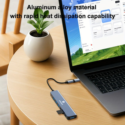 USB-C Hub Multiport Adapter with Audio Output, USB 3.0, USB 2.0, SD & TF Card Reader for an Everyday Personal Care Routine