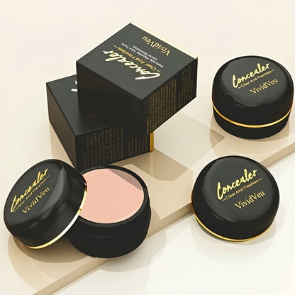 Waterproof Matte Concealer 3 Pack, Full Coverage Plant-Based Formula for Dark Circles, & Blemishes