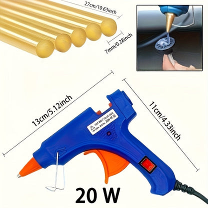 68-Piece Paintless Dent Repair Kit – PDR Tool Set with T-Bar, Bridge Puller, Golden Crane, Hot Glue Tabs & Adhesive Strip Removal Tool