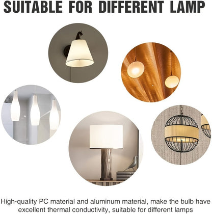 Rechargeable Emergency LED Bulb 2000mAh 60W Equivalent 6000K with Hook for Entryways, Bedrooms and Living Spaces