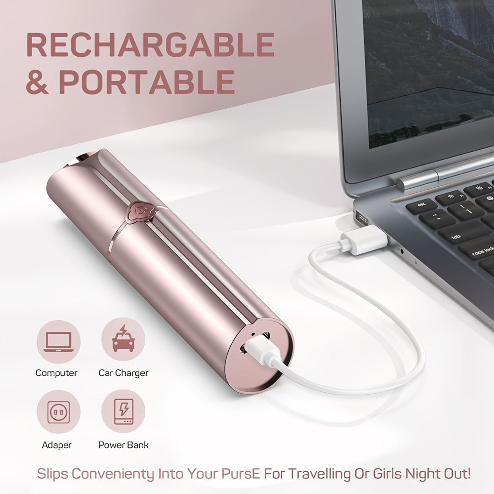 Electric Shaver for Women USB Rechargeable Epilator Hair Remover Face Bikini Legs Arms, for Everyday Face, Beard and Body Grooming
