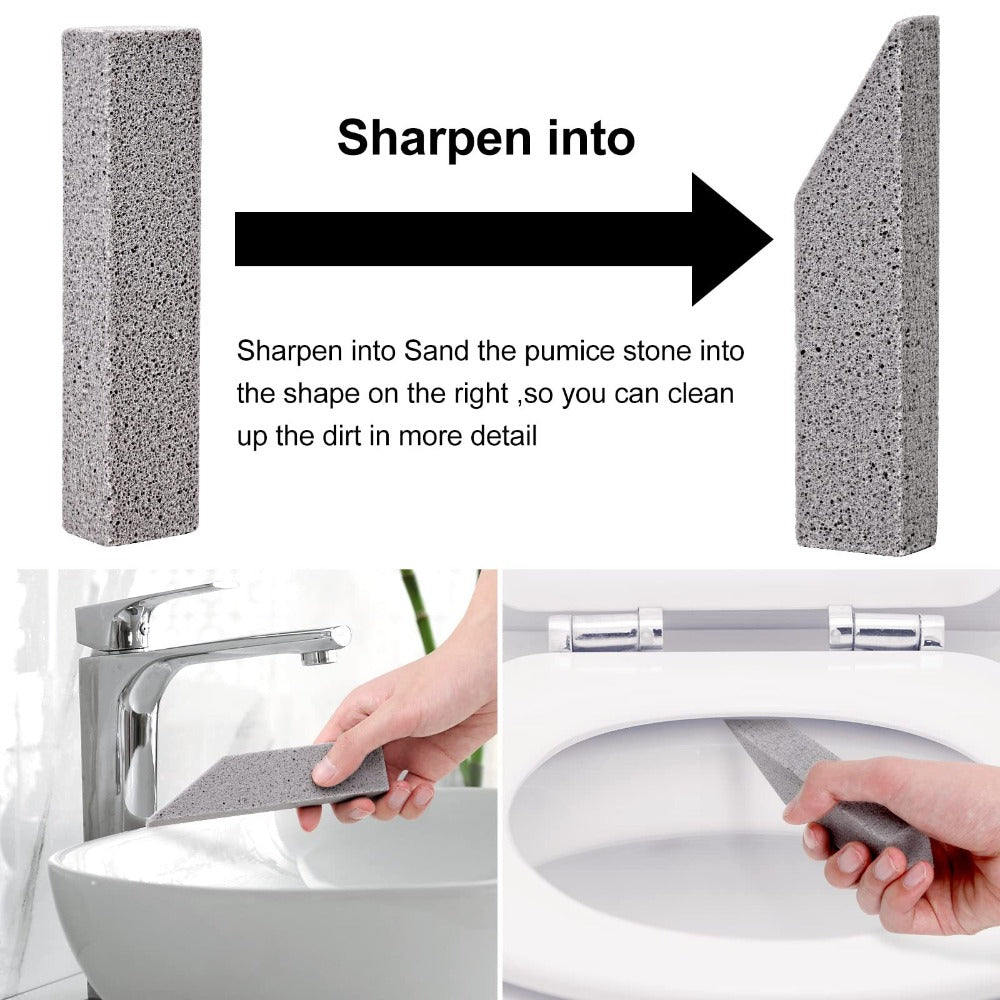 36 Pack Pumice Stones Toilet Bowl Cleaner Stick – Heavy-Duty Scouring Pad for Bathtub, Kitchen Sink, Grill & Household Cleaning