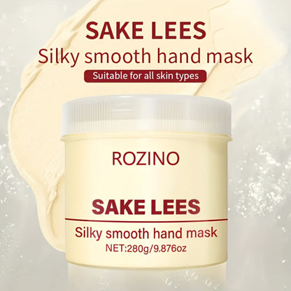 Hand Mask Cream 280g Moisturizing Brightening with Licorice & Distillers Grains – Deep Hydration for Dry Rough Peeling Hands