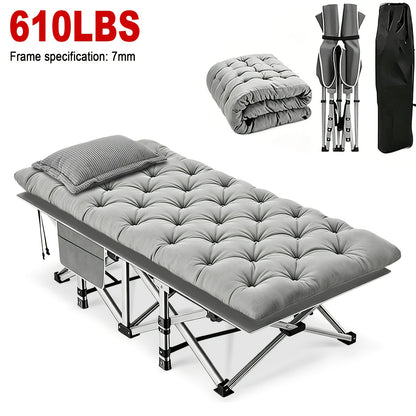 Folding Bed shown in the 610lb•Grey option