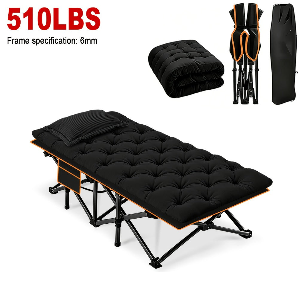 59-Inch Wide Folding Bed with Carry Bag and Tool-Free Assembly for Bedroom detail image - detail view 11