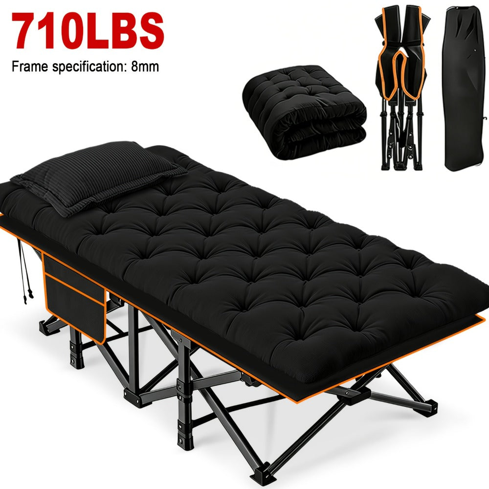 59-Inch Wide Folding Bed with Carry Bag and Tool-Free Assembly for Bedroom detail image - detail view 3