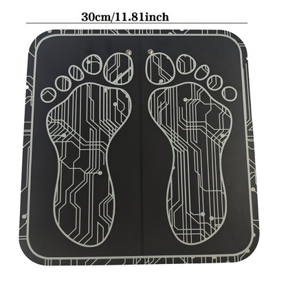 EMS Foot Massager Pad with TENS Therapy, Portable Electric Foot Massage Machine, Reusable Pad, Multiple Mode Adjustment