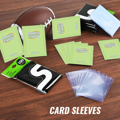 Penny Sleeves Trading Card Sleeves Bulk – Clear Soft Plastic Protector for Pokemon, Sports, Baseball, Football & Game Cards | 700 / 1500