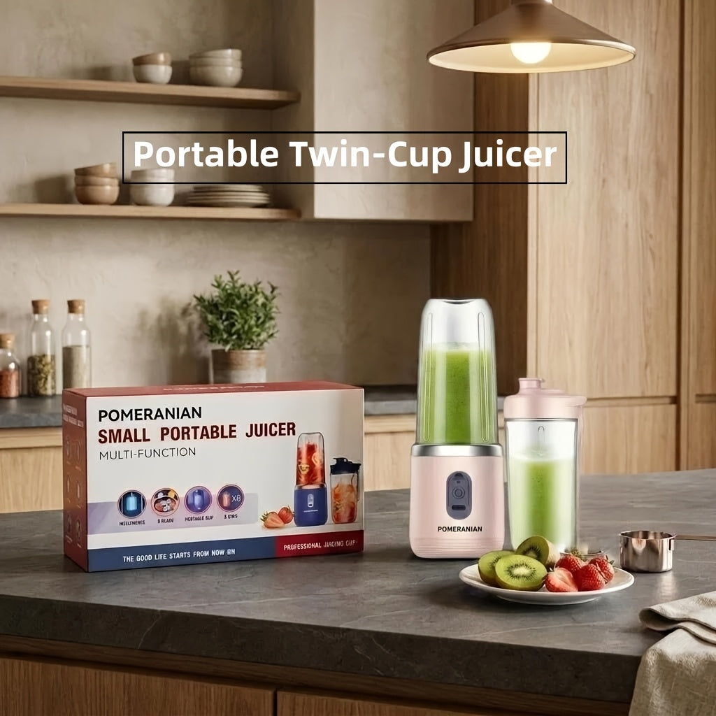 Portable Blender Rechargeable, Mini Personal Juicer for Smoothies, Milkshakes & Juice, USB Charging