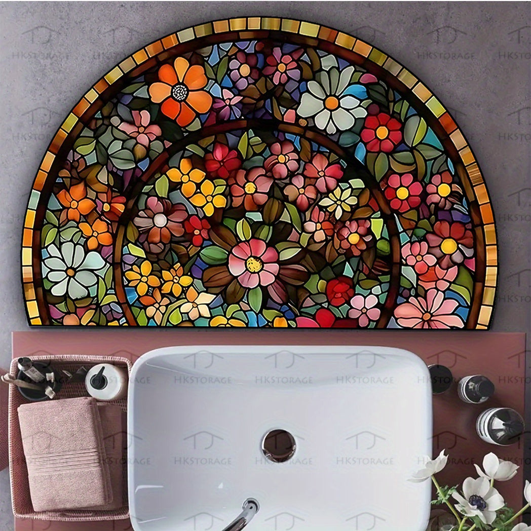 Door Mat | Washable Mandala Welcome Mat Entryway Bedroom Patio