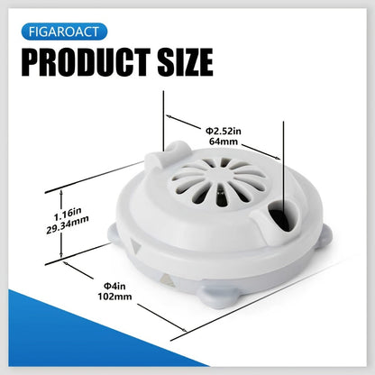 Pipeless Jet Motor for Pedicure Spa Chair Magnetic Jet Head Propeller Cap Complete Replacement Kit LURACO