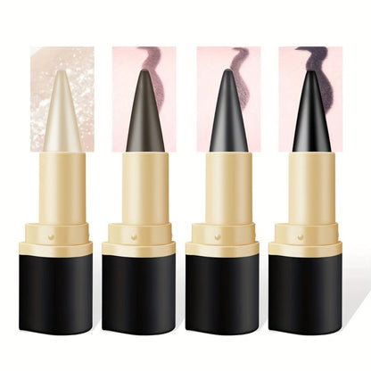 Creamy Gel Eyeliner Pencil Set 3pcs Black Waterproof Sweat-Resistant Smudge-Proof Matte Eye Liner