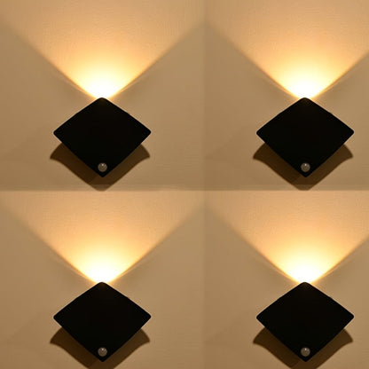 Magnetic LED Motion Sensor Wall Light USB Rechargeable, Wireless Night Light for Hallway, Stairs