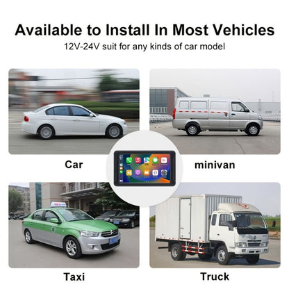 Portable Car GPS Navigation 8" – Wireless CarPlay & Android Auto, HD Touchscreen, Magnetic Mount, Mirror Link, FM Radio, AUX/USB/TF