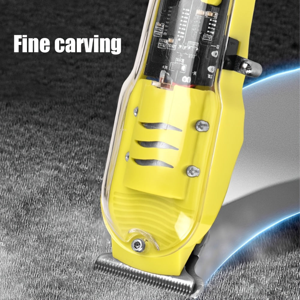 Hair Clipper Kit for Men Cordless USB Rechargeable LCD Screen Beard Trimmer Hair Cutting Set for Entryways, Bedrooms and Living Spaces