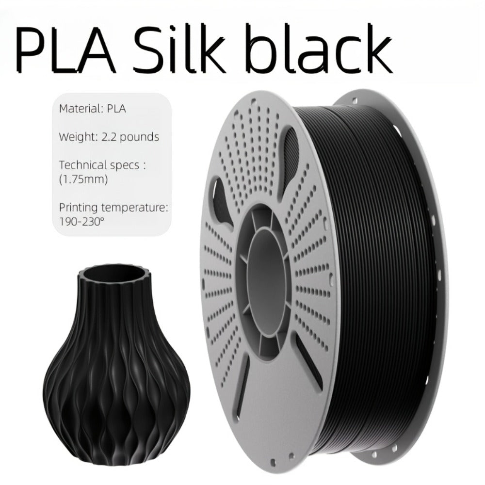 Ender 3 5 Neo PLA Filament 1.75mm 1kg 2.2LB High Gloss Low Warping – Black White Dual Tri Rainbow Multicolor Shiny Finish Smooth Extrusion